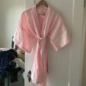 Gorgeous Linen kimono robe